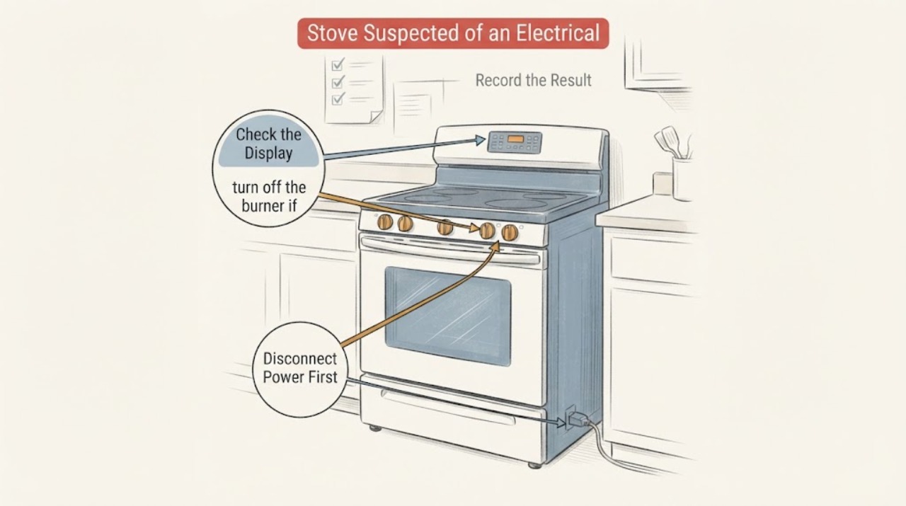 Stove Suspected of an Electrical