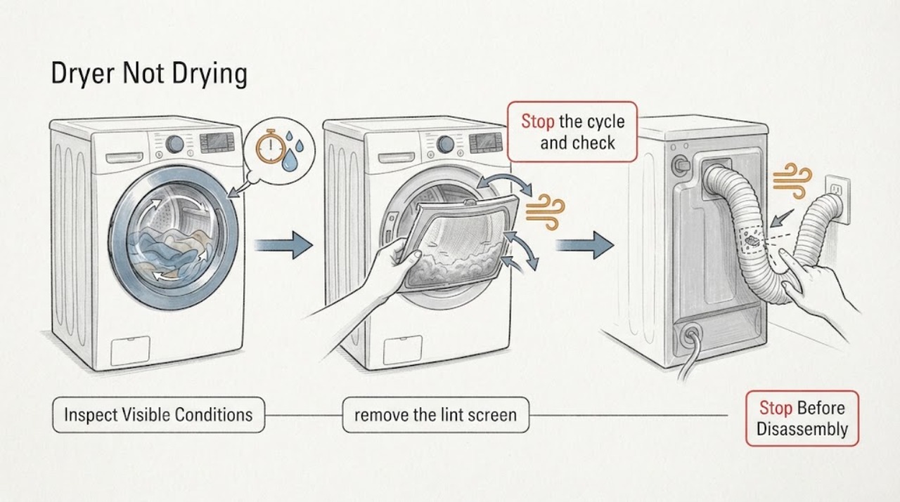 Dryer Not Drying