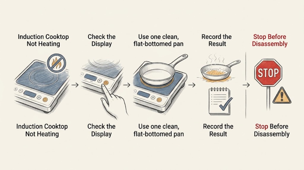 Induction Cooktop Not Heating