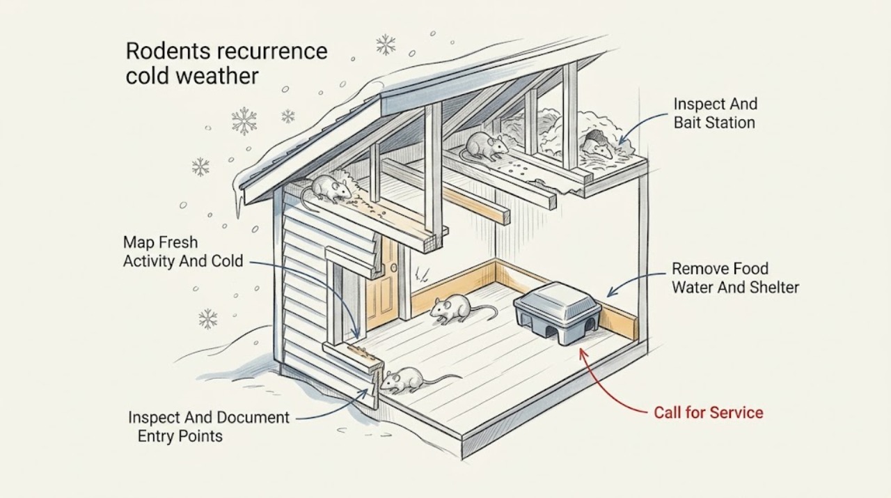 Rodents recurrence cold weather