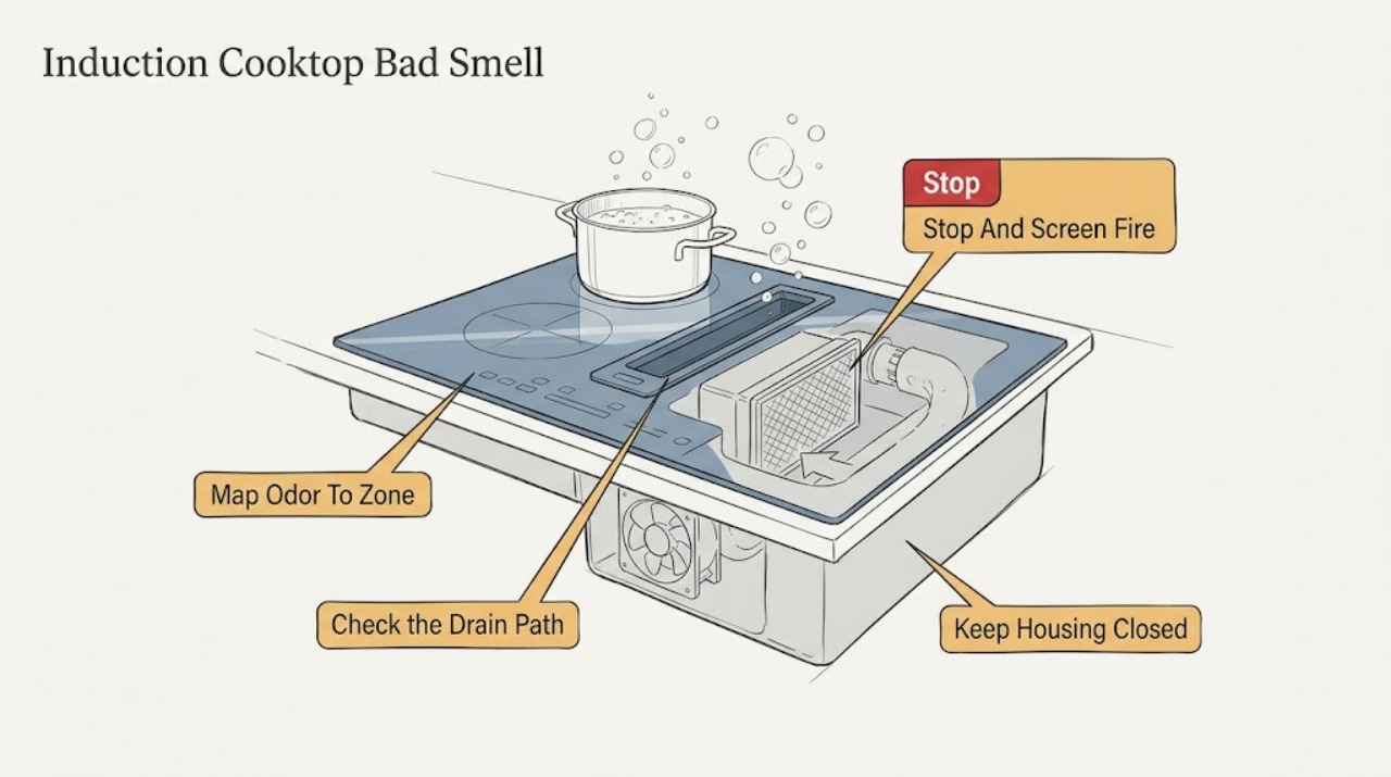 Induction Cooktop Bad Smell