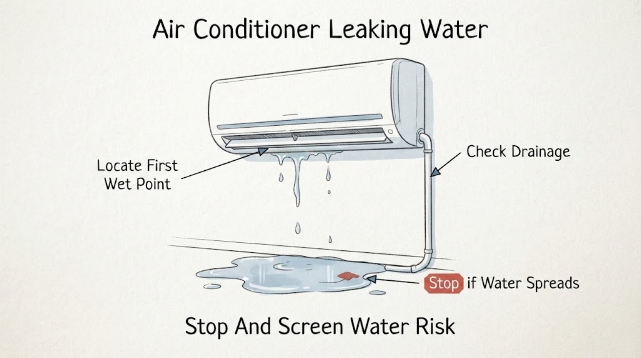 Air Conditioner Leaking Water