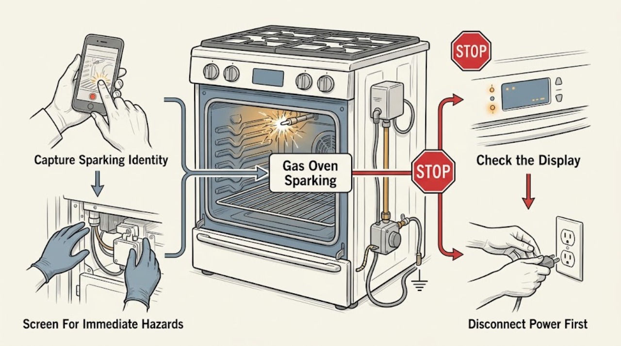 Gas Oven Sparking