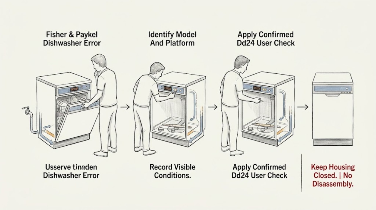 Fisher & Paykel Dishwasher Error