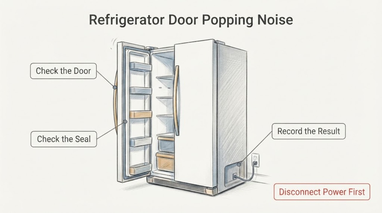 Refrigerator Door Popping Noise