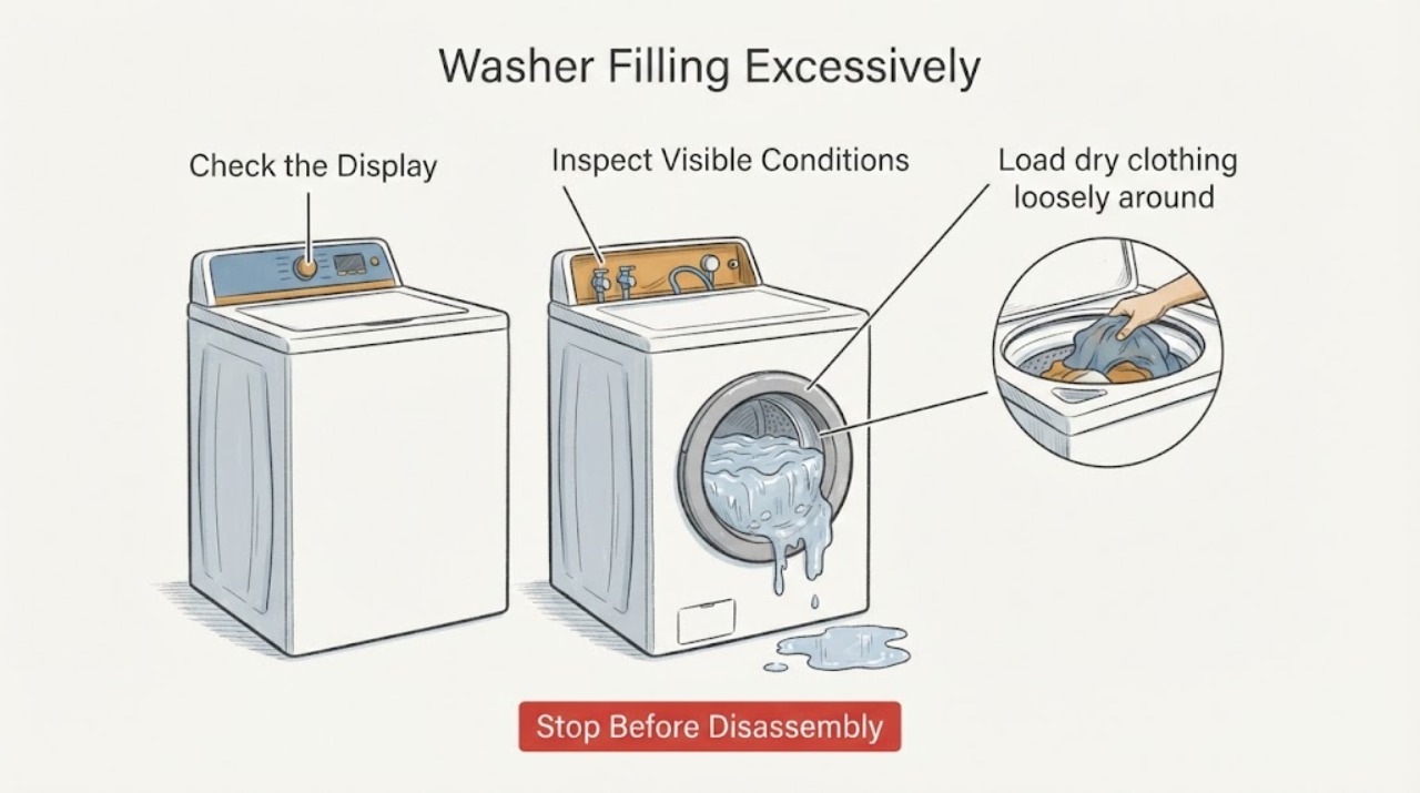 Washer Filling Excessively