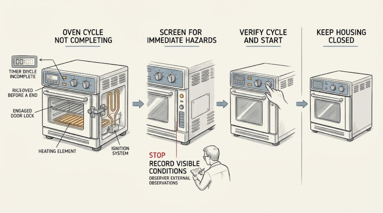 Oven Cycle Not Completing
