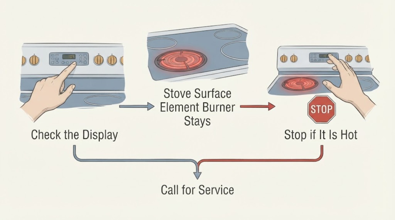 Stove Surface Element Burner Stays