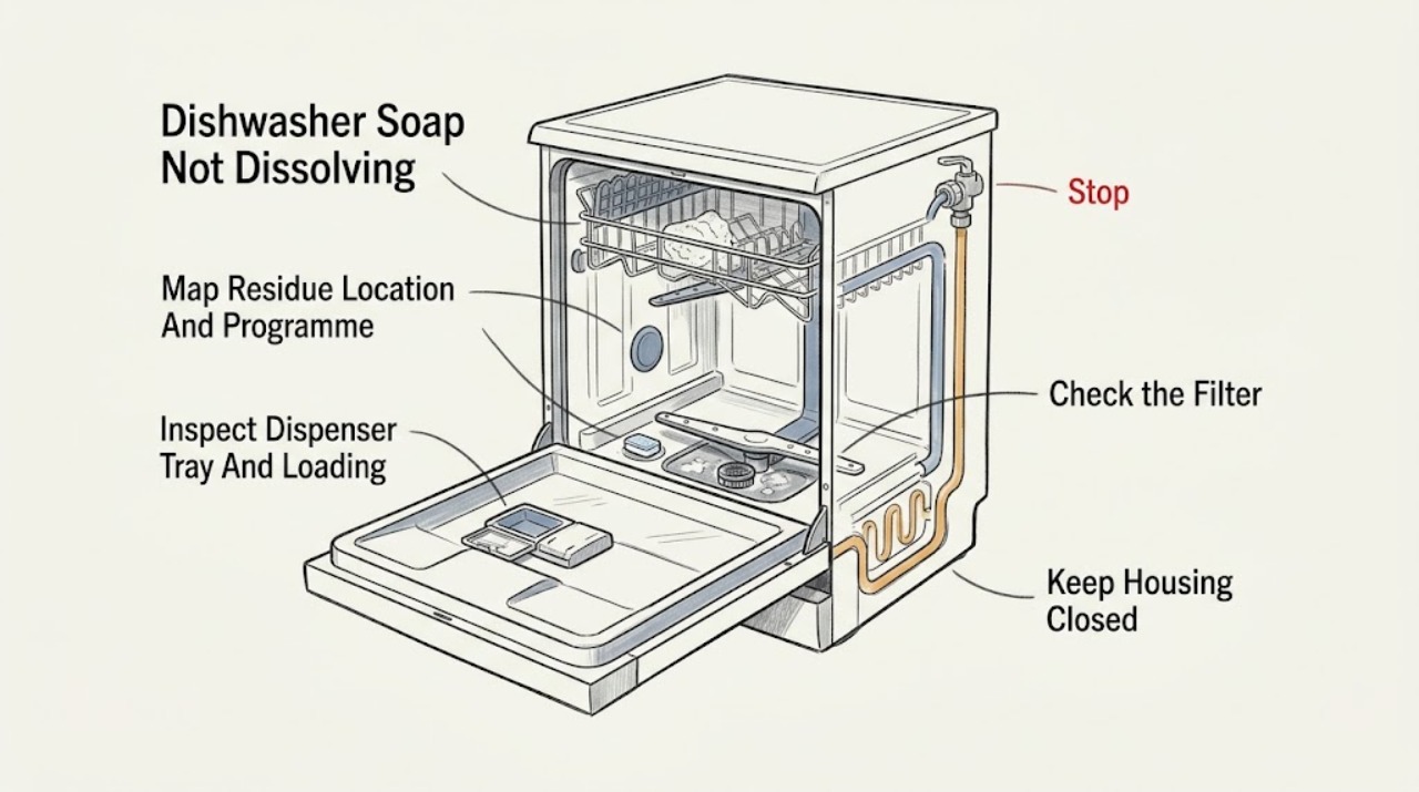 Dishwasher Soap Not Dissolving