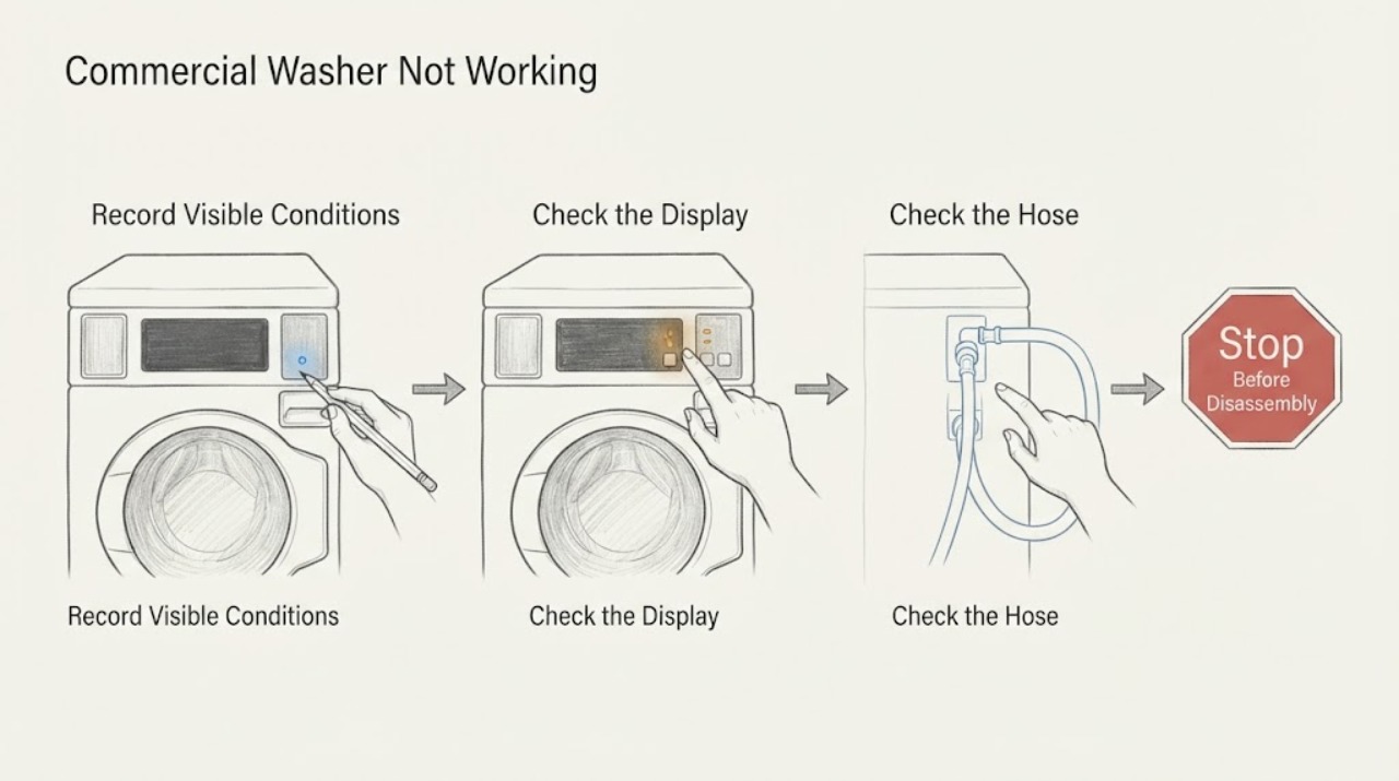Commercial Washer Not Working