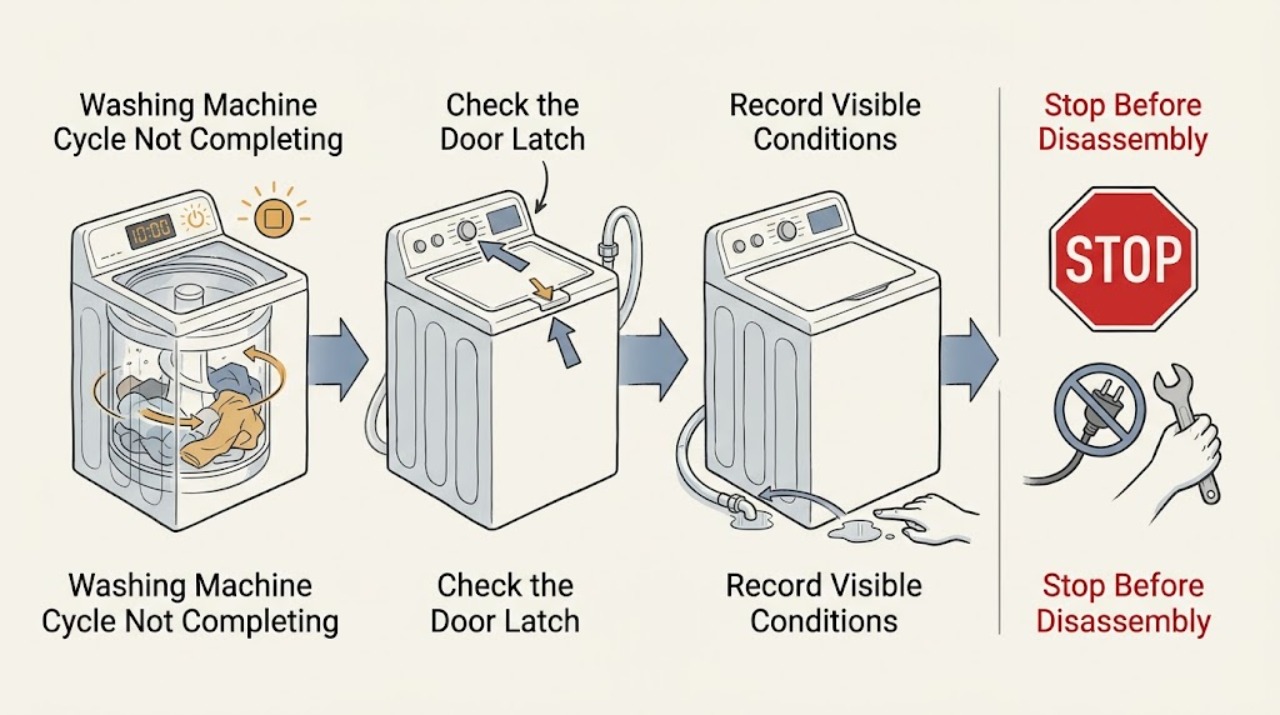 Washing Machine Cycle Not Completing