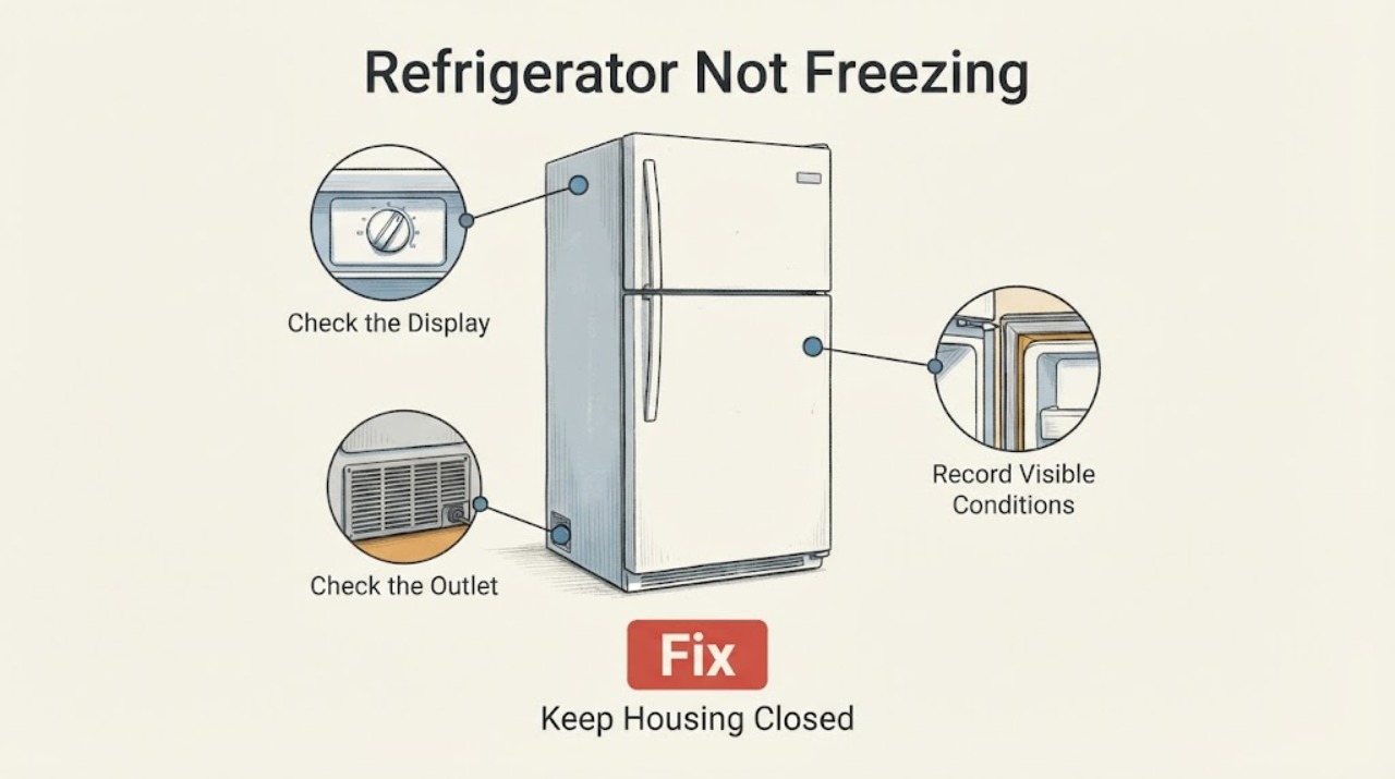 Refrigerator Not Freezing | Fix