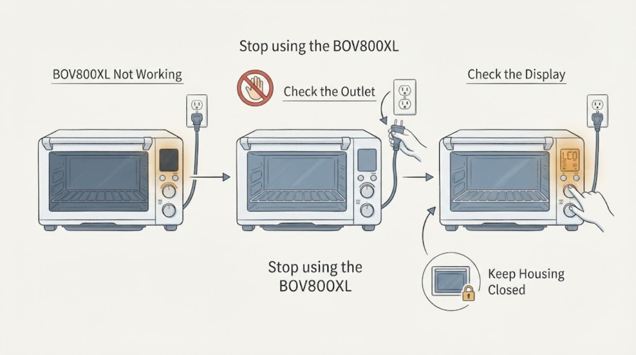 BOV800XL Not Working