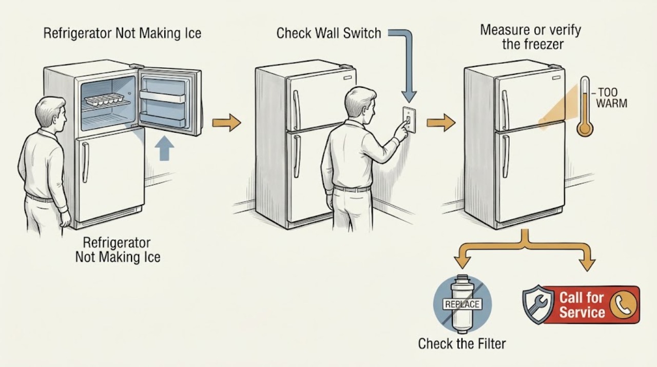 Refrigerator Not Making Ice