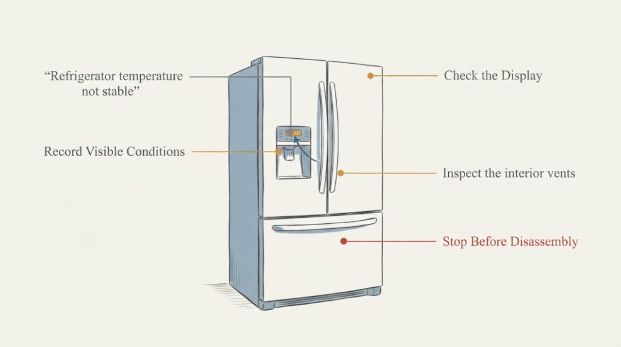 Refrigerator temperature not stable |