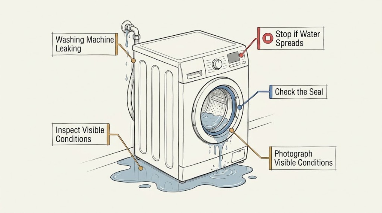 Washing Machine Leaking
