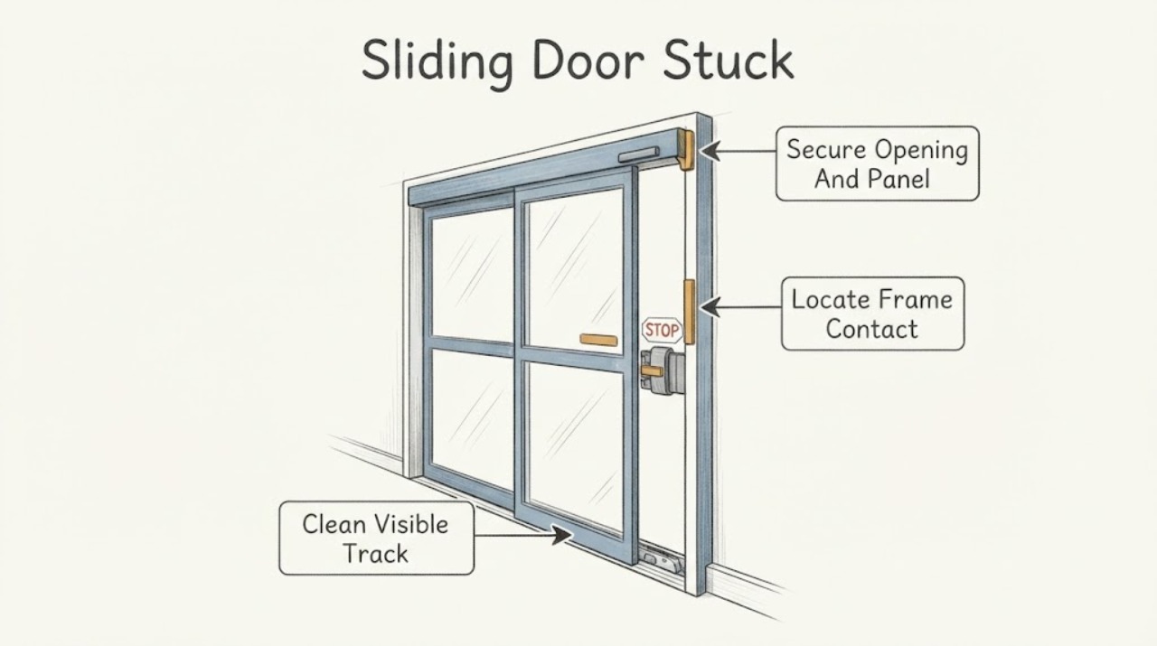 Sliding Door Stuck