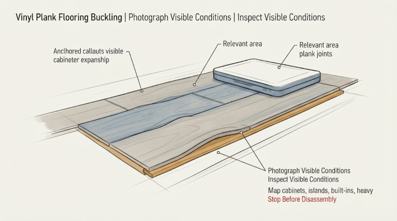 Vinyl Plank Flooring Buckling