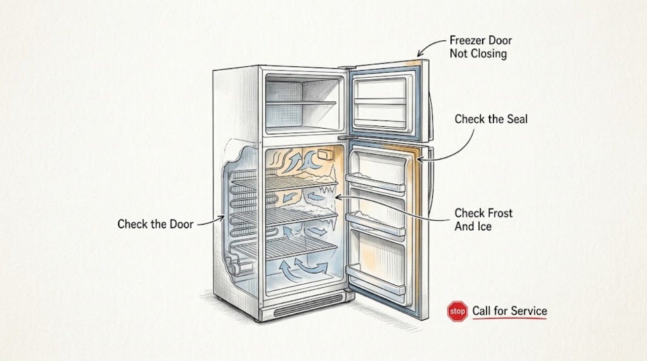 Freezer Door Not Closing