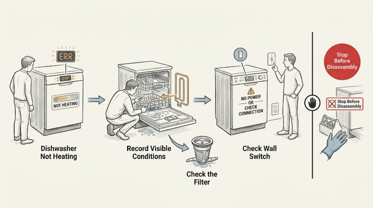 Dishwasher Not Heating