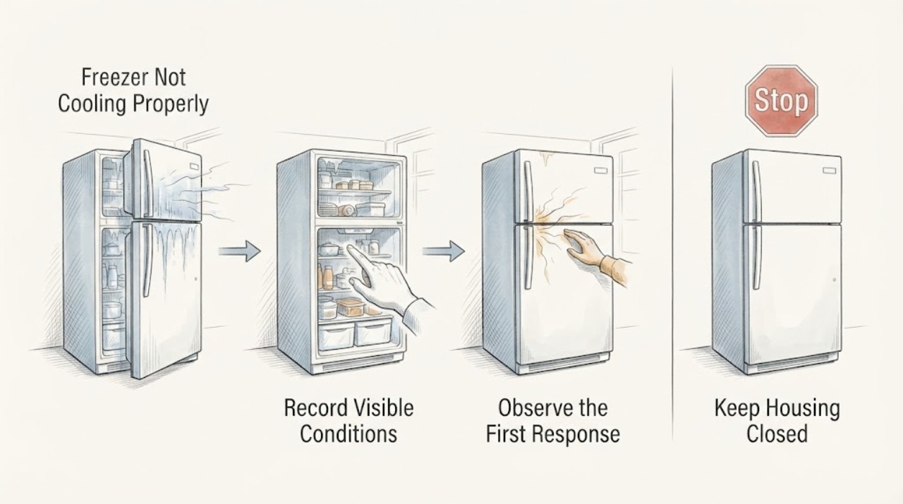 Freezer Not Cooling Properly