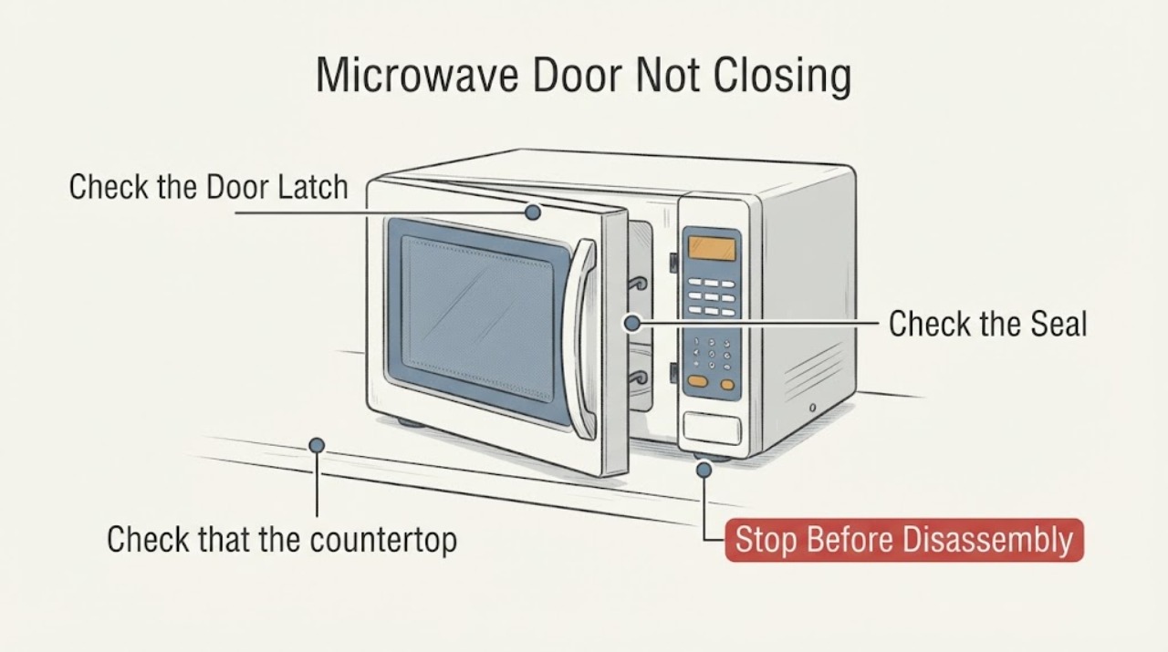 Microwave Door Not Closing
