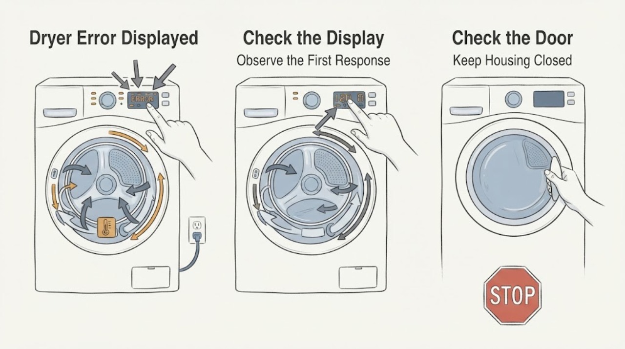 Dryer Error Displayed