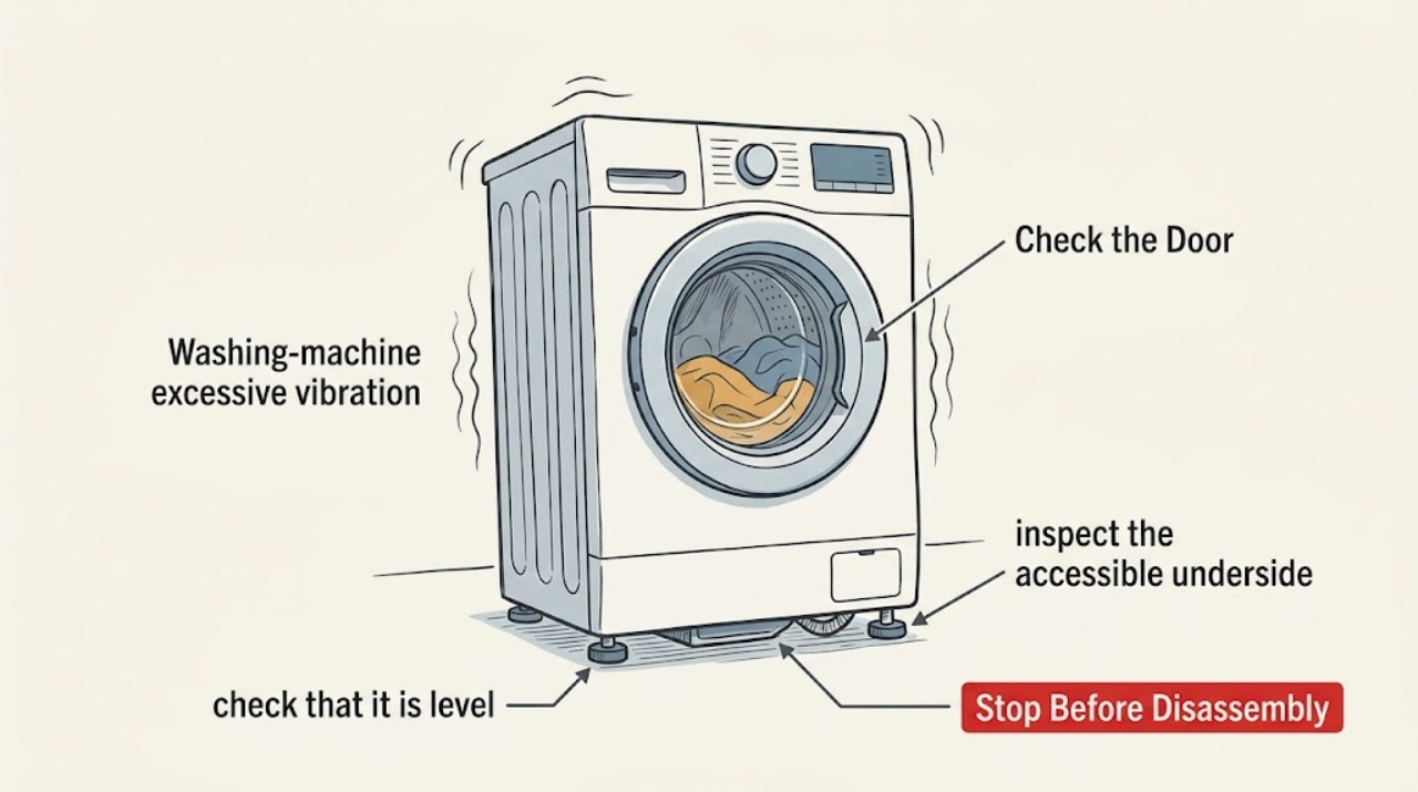Washing-machine excessive vibration
