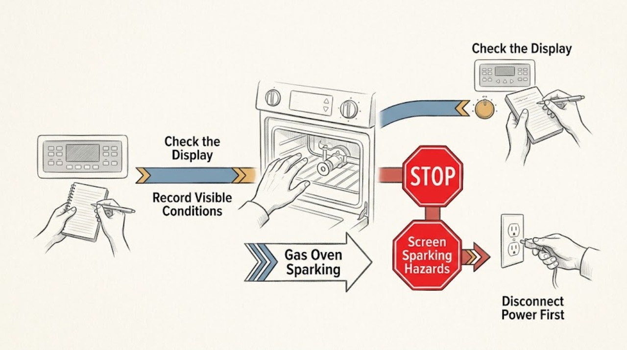 Gas Oven Sparking