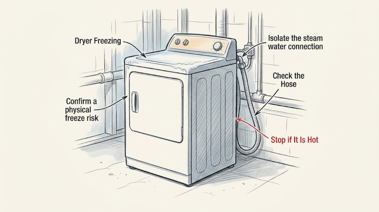 Dryer Freezing