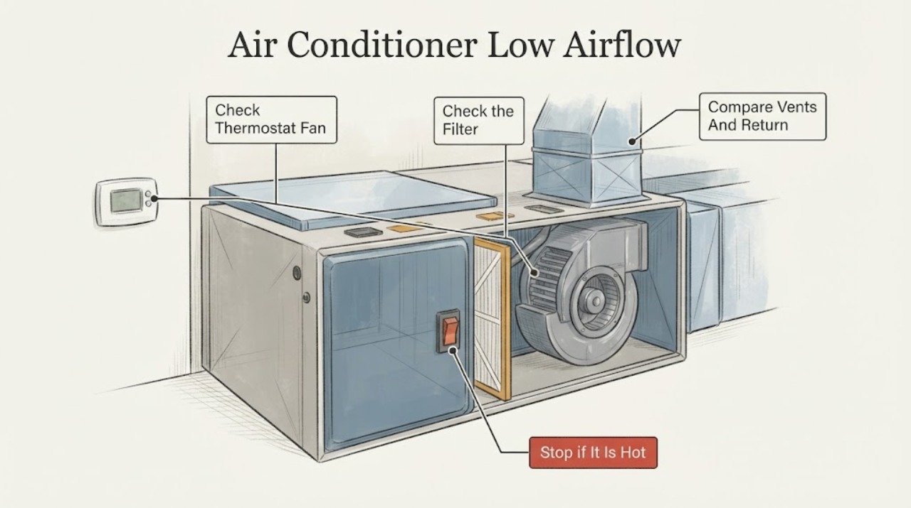 Air Conditioner Low Airflow