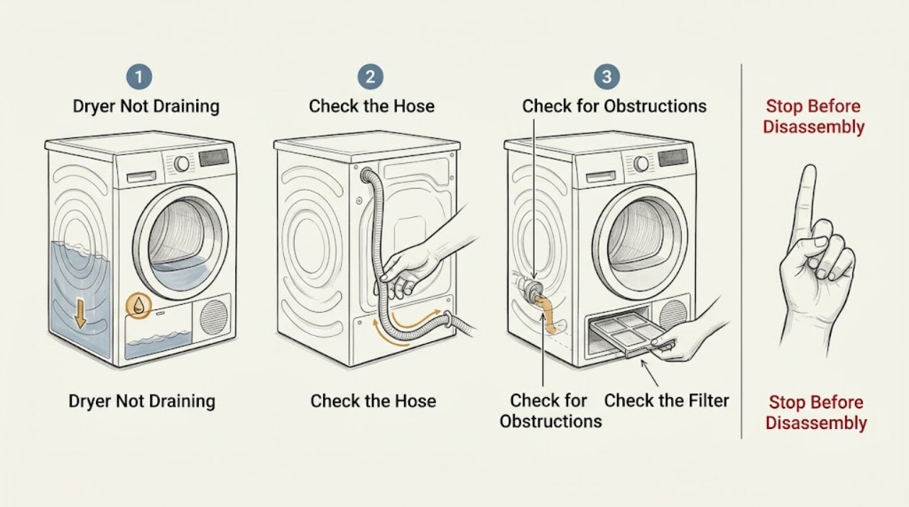 Dryer Not Draining