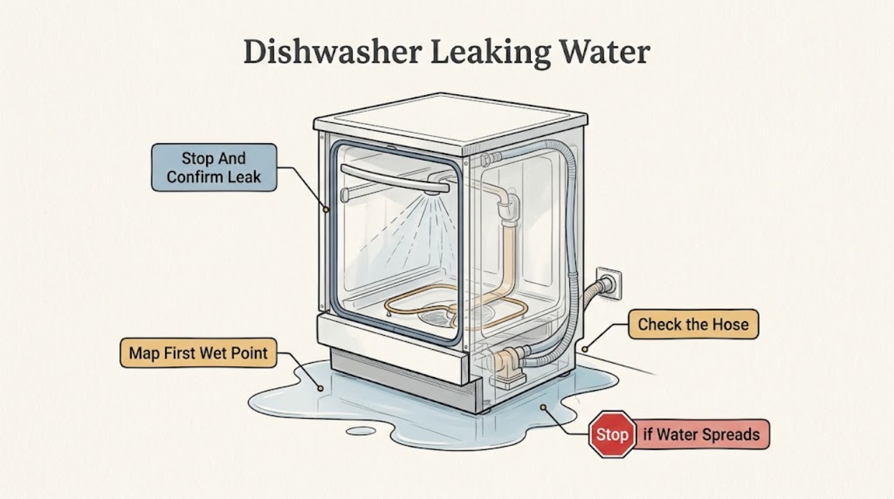 Dishwasher Leaking Water