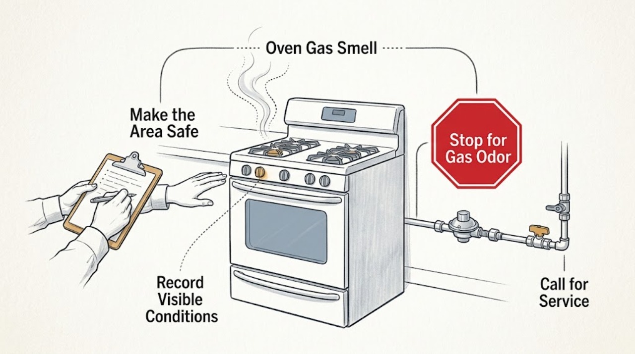 Oven Gas Smell
