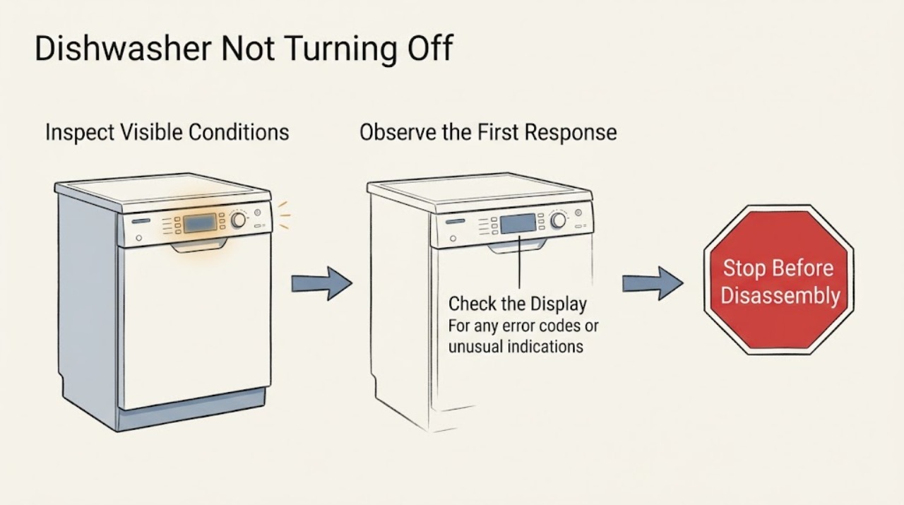Dishwasher Not Turning Off