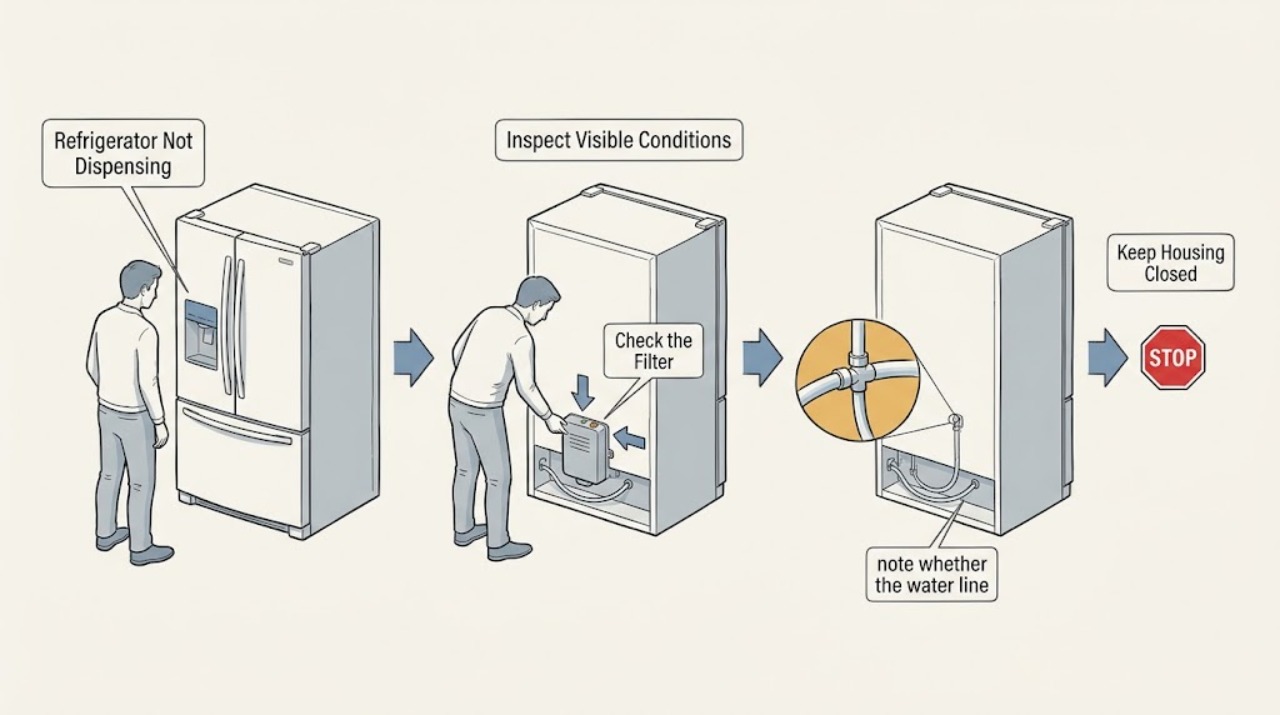 Refrigerator Not Dispensing