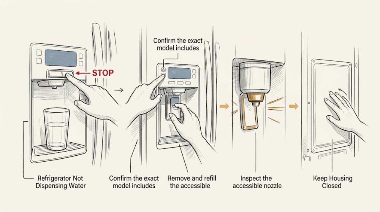 Refrigerator Not Dispensing Water