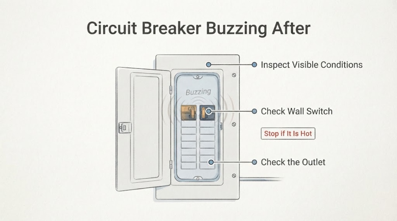 Circuit Breaker Buzzing After