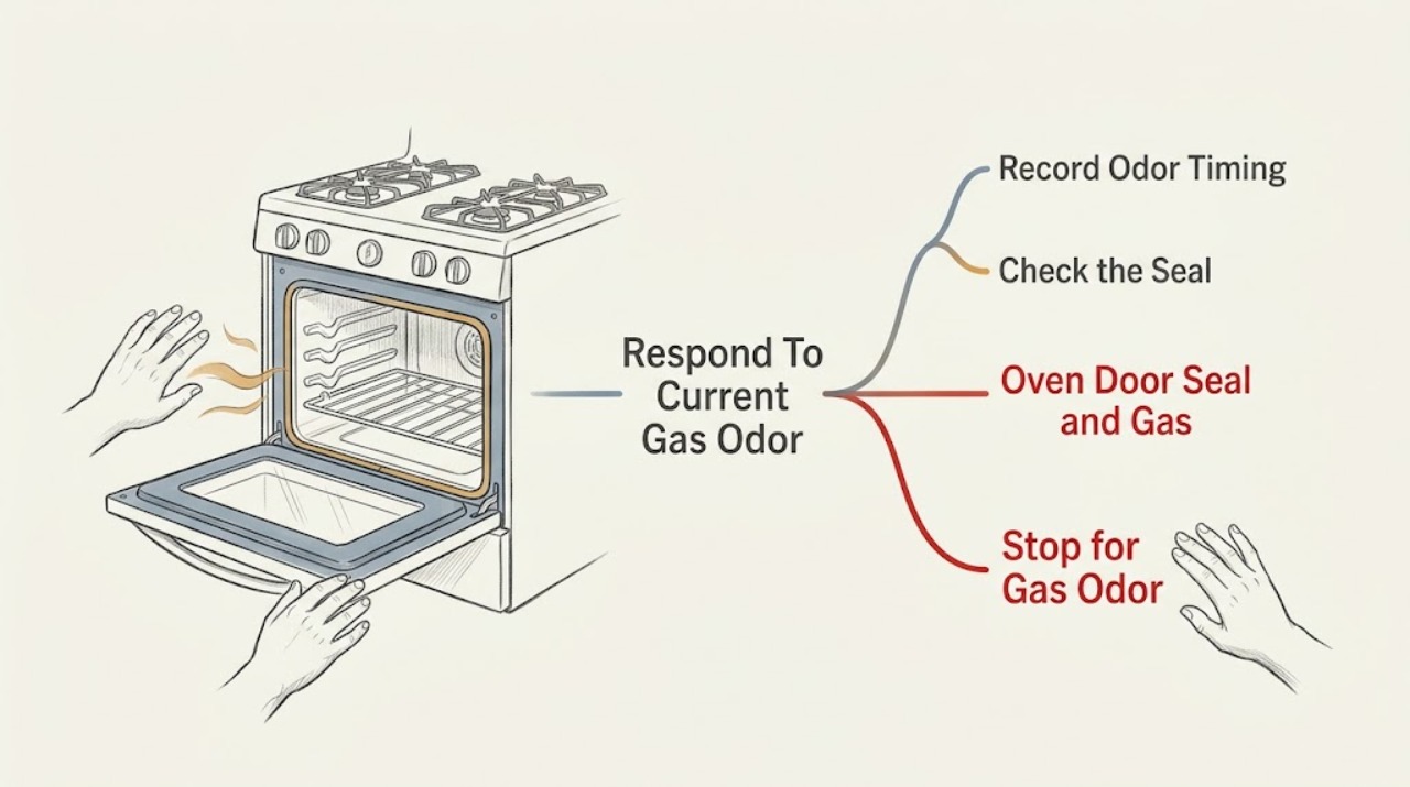 Oven Door Seal and Gas