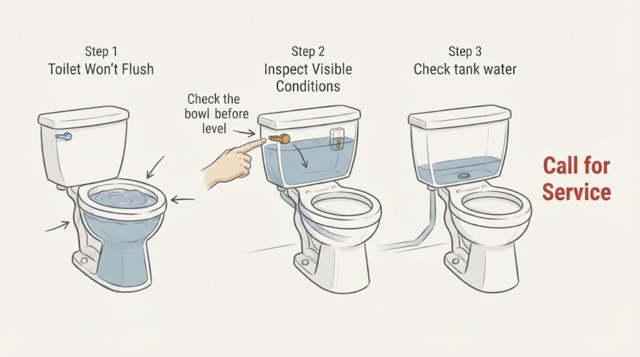 Toilet Won't Flush