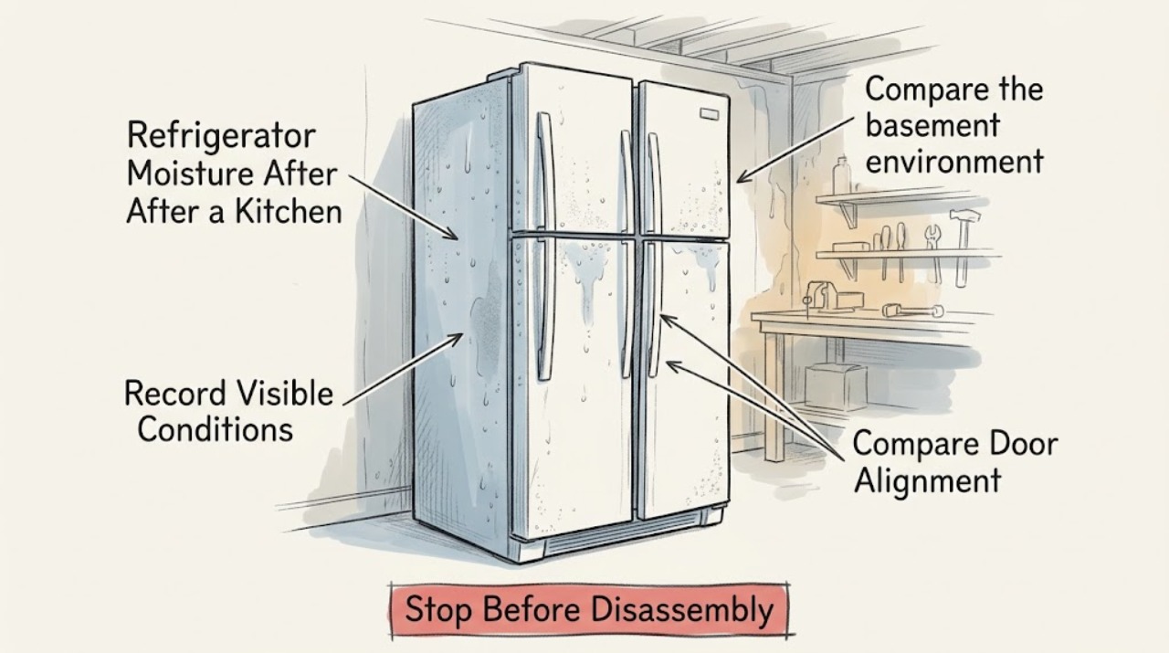 Refrigerator Moisture After a Kitchen