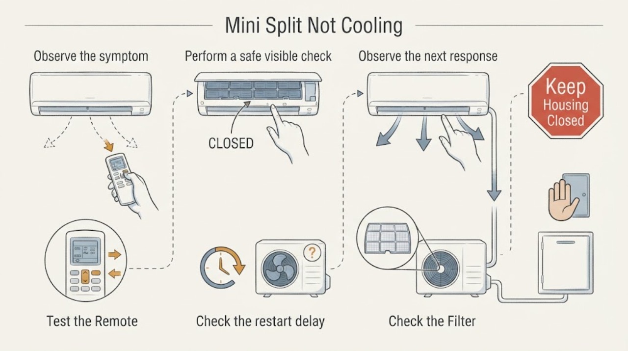 Mini Split Not Cooling