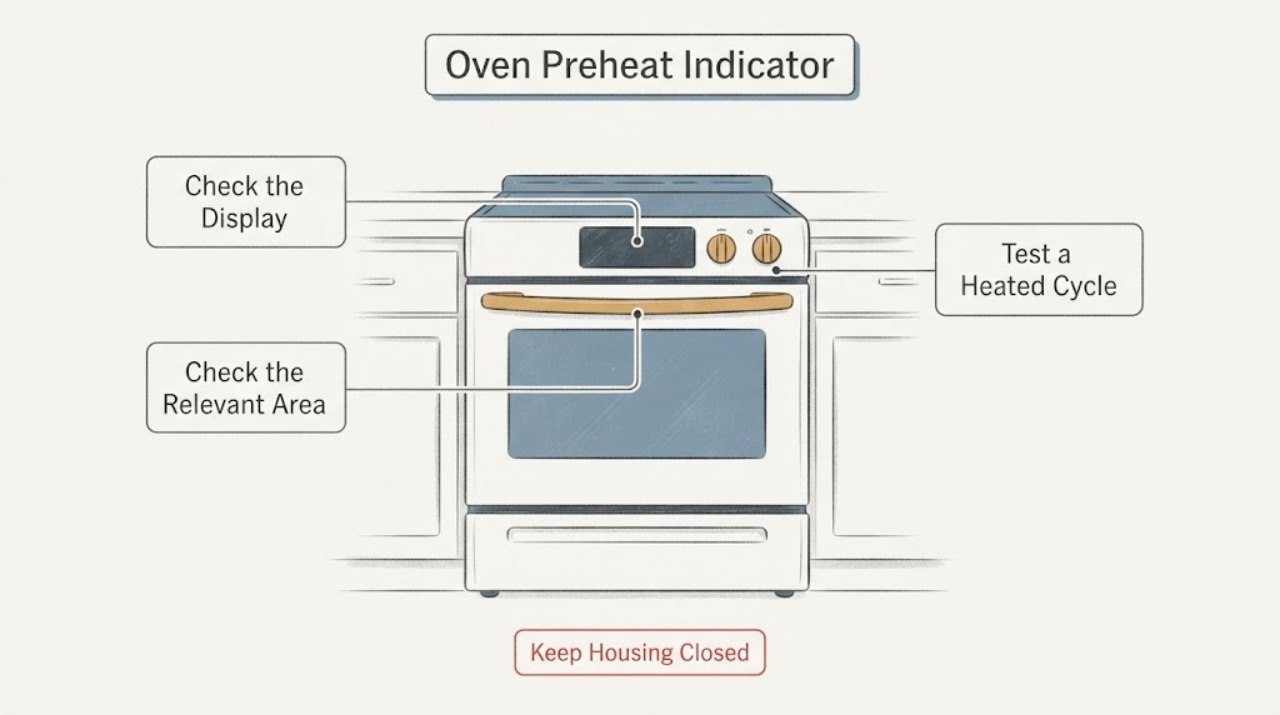 Oven Preheat Indicator
