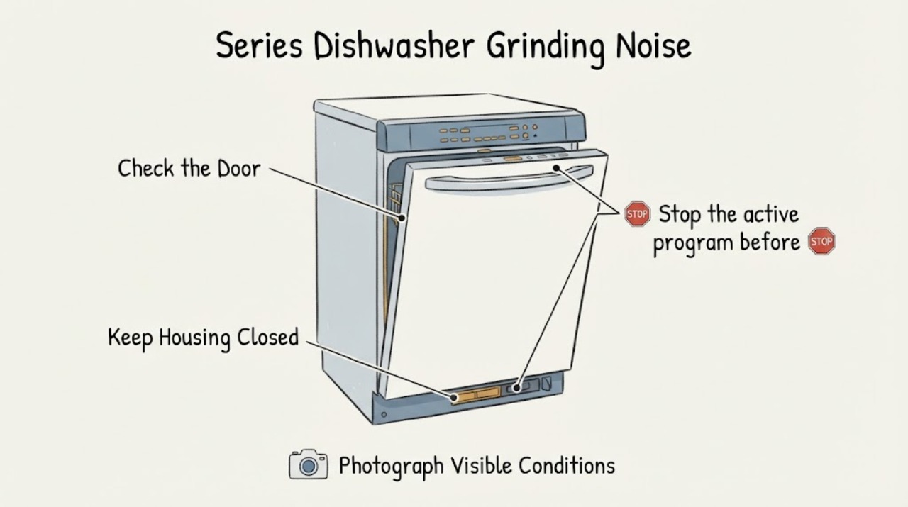 Series Dishwasher Grinding Noise