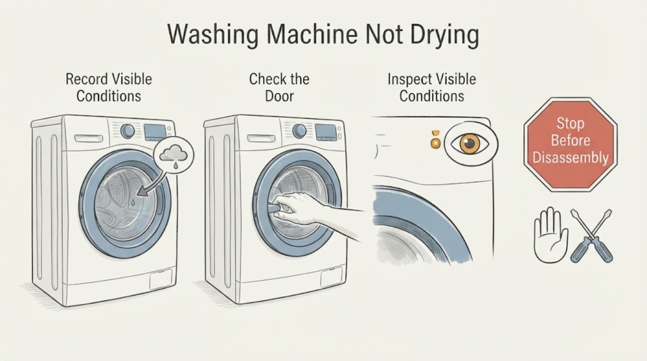 Washing Machine Not Drying