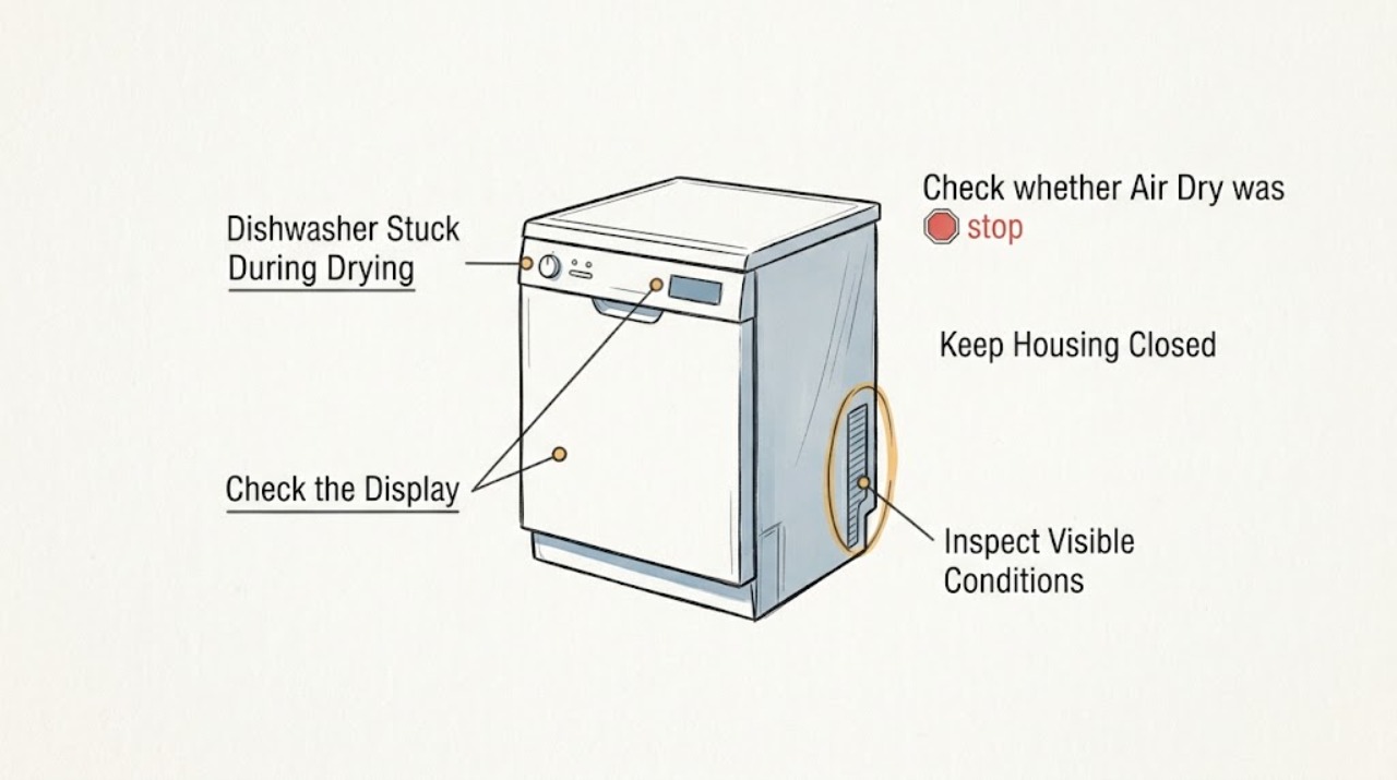 Dishwasher Stuck During Drying