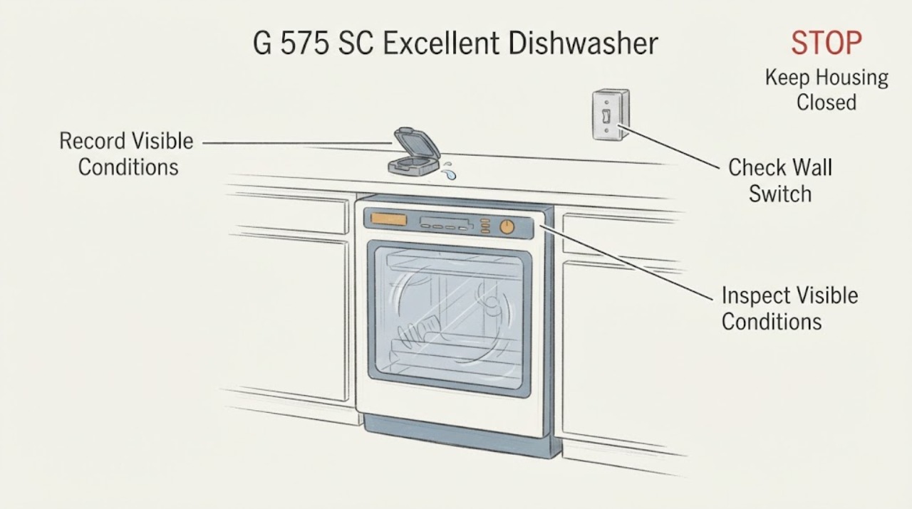G 575 SC Excellent Dishwasher