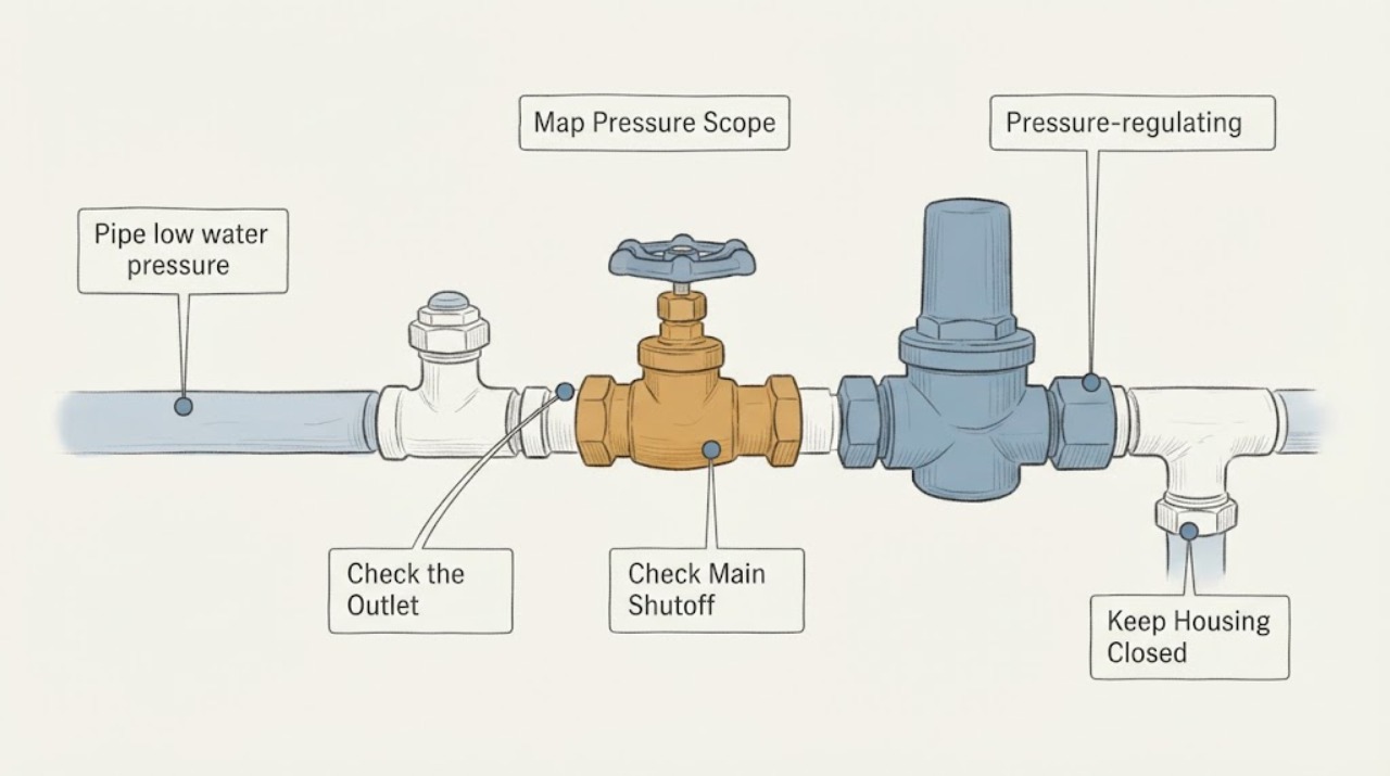 Pipe low water pressure