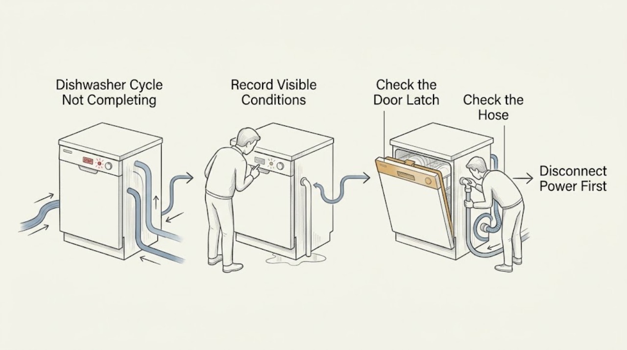 Dishwasher Cycle Not Completing