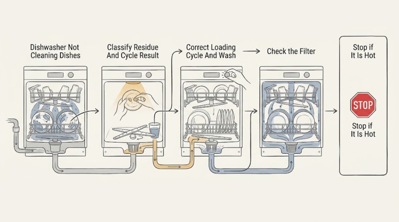 Dishwasher Not Cleaning Dishes
